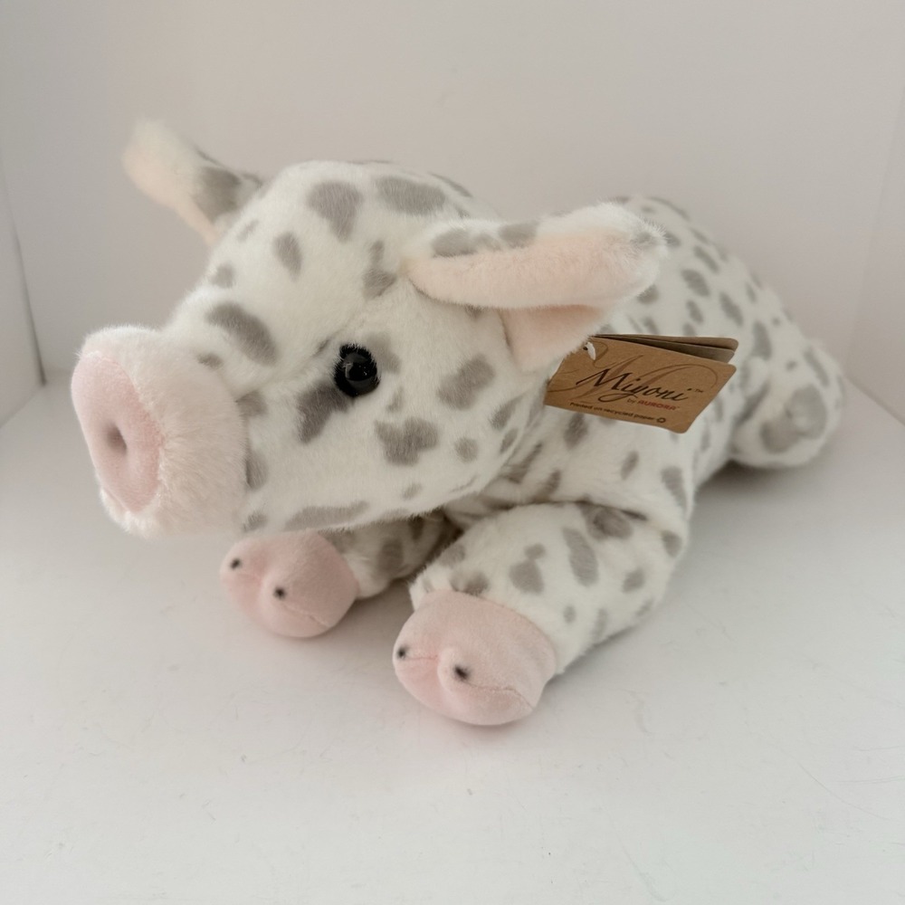 Aurora Miyoni 18" Spotted Piglet Plush Realistic Stuffed Animal Toy Tags